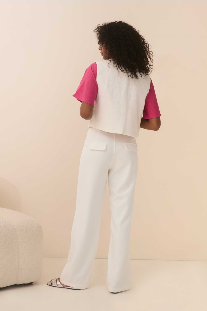 GILET SABRA QD43 100 white